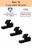Omask 107215 Revi 16 clear 3D print (3 pcs) 1/72